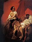Judith Canvas Paintings - Judith and Holofernes